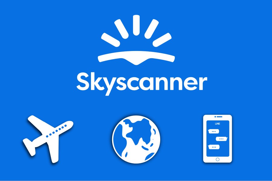 ワーホリおすすめ海外航空券Skyscanner 